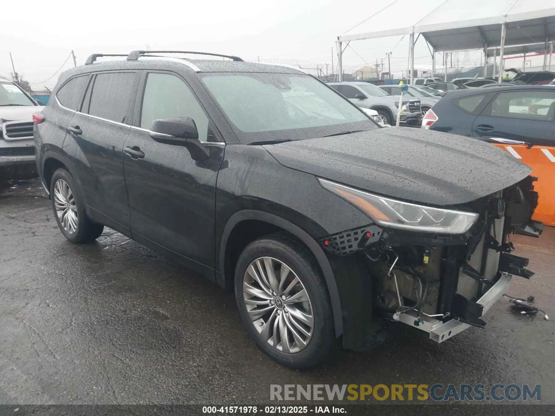 1 fotografías del automóvil dañado 5TDFZRAH1NS128521 TOYOTA HIGHLANDER 2022