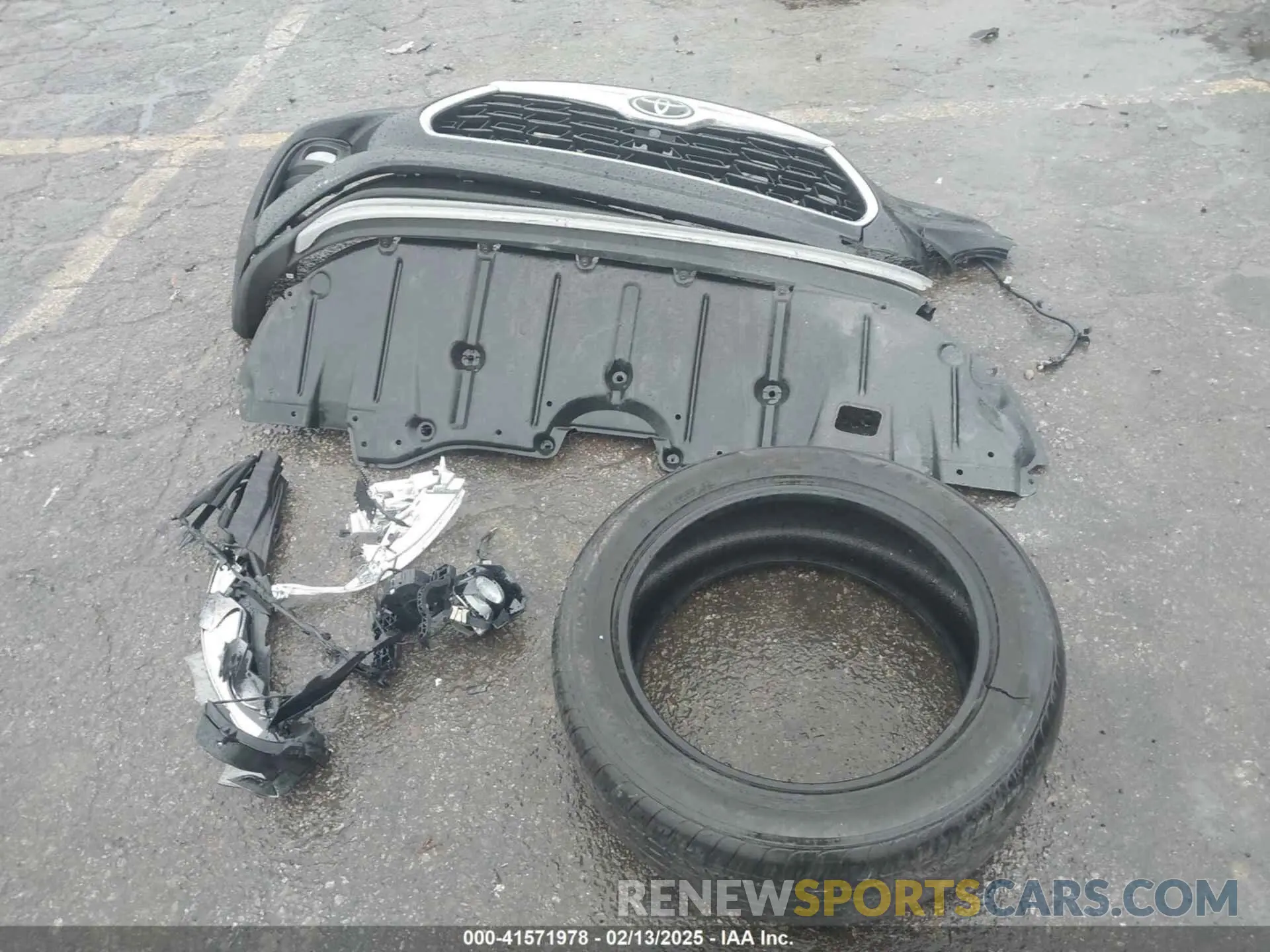 12 fotografías del automóvil dañado 5TDFZRAH1NS128521 TOYOTA HIGHLANDER 2022