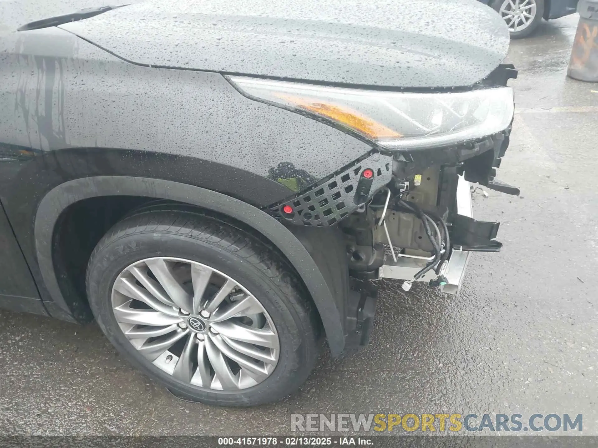 20 fotografías del automóvil dañado 5TDFZRAH1NS128521 TOYOTA HIGHLANDER 2022
