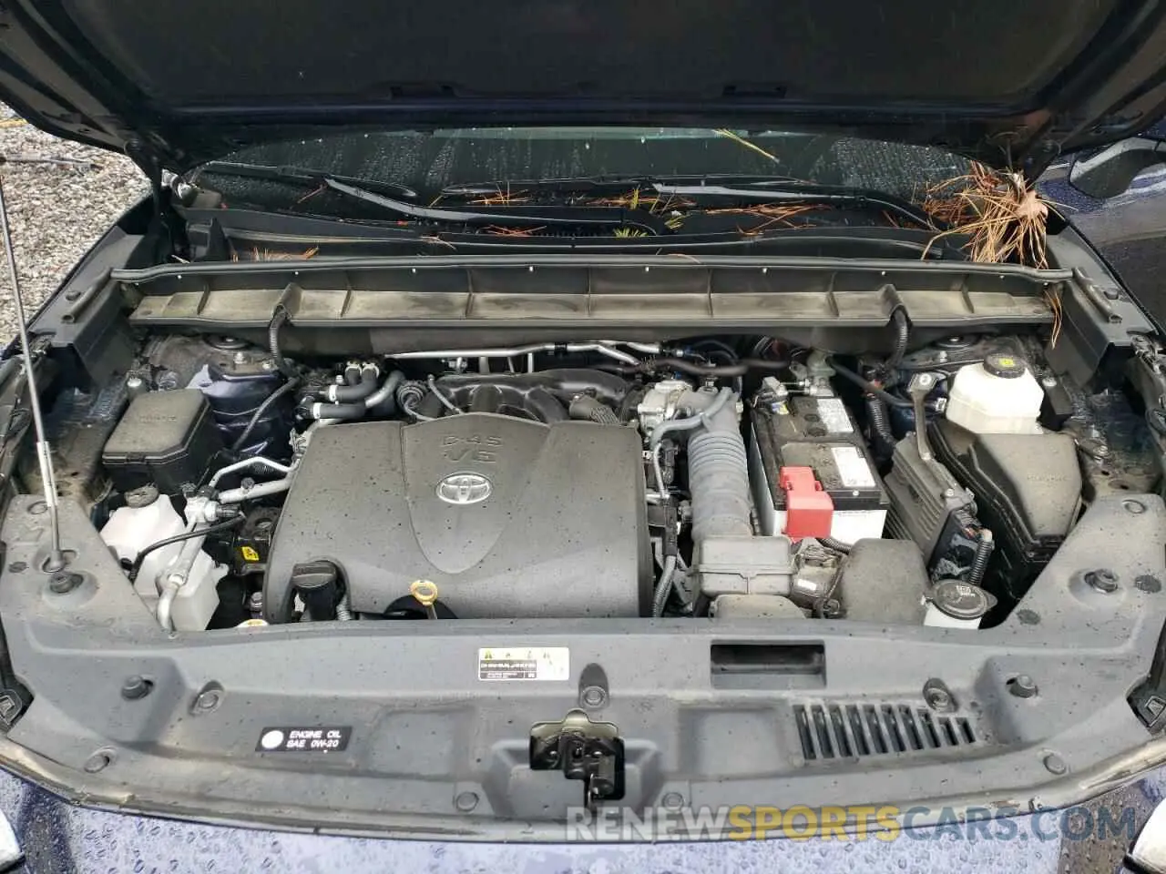 12 fotografías del automóvil dañado 5TDFZRAH4NS121904 TOYOTA HIGHLANDER 2022