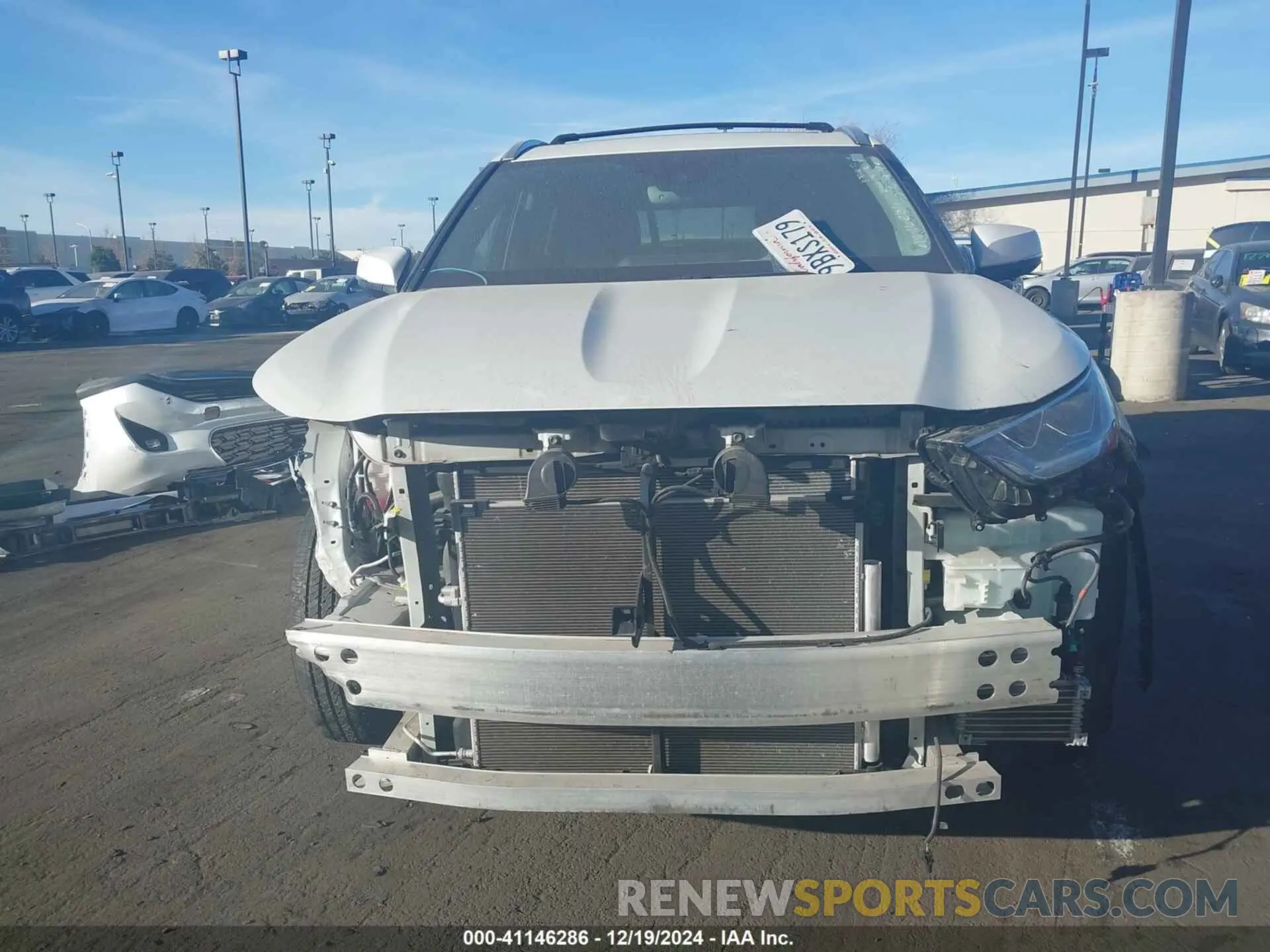 13 fotografías del automóvil dañado 5TDFZRAH4NS125550 TOYOTA HIGHLANDER 2022