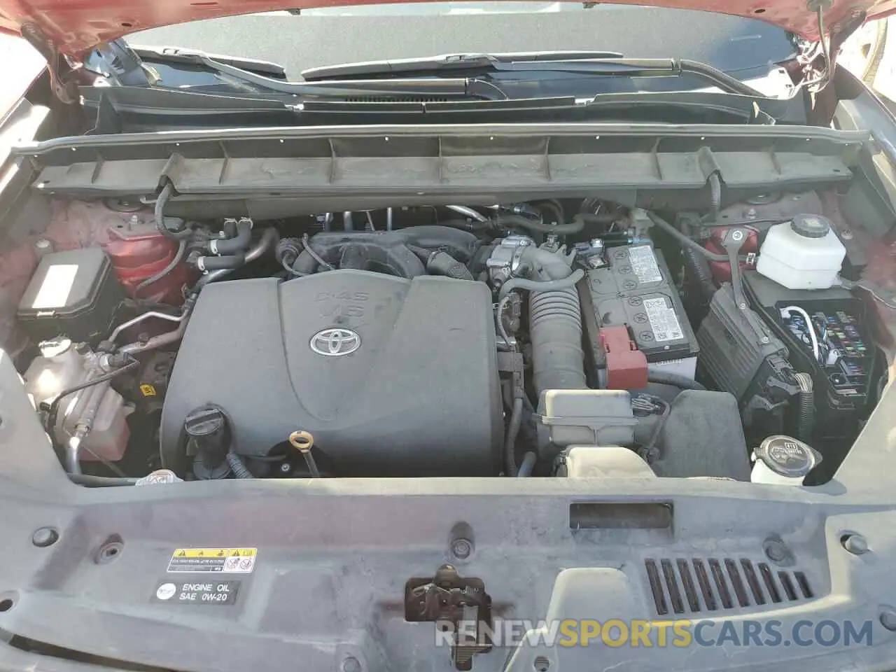 12 fotografías del automóvil dañado 5TDFZRAH5NS103220 TOYOTA HIGHLANDER 2022