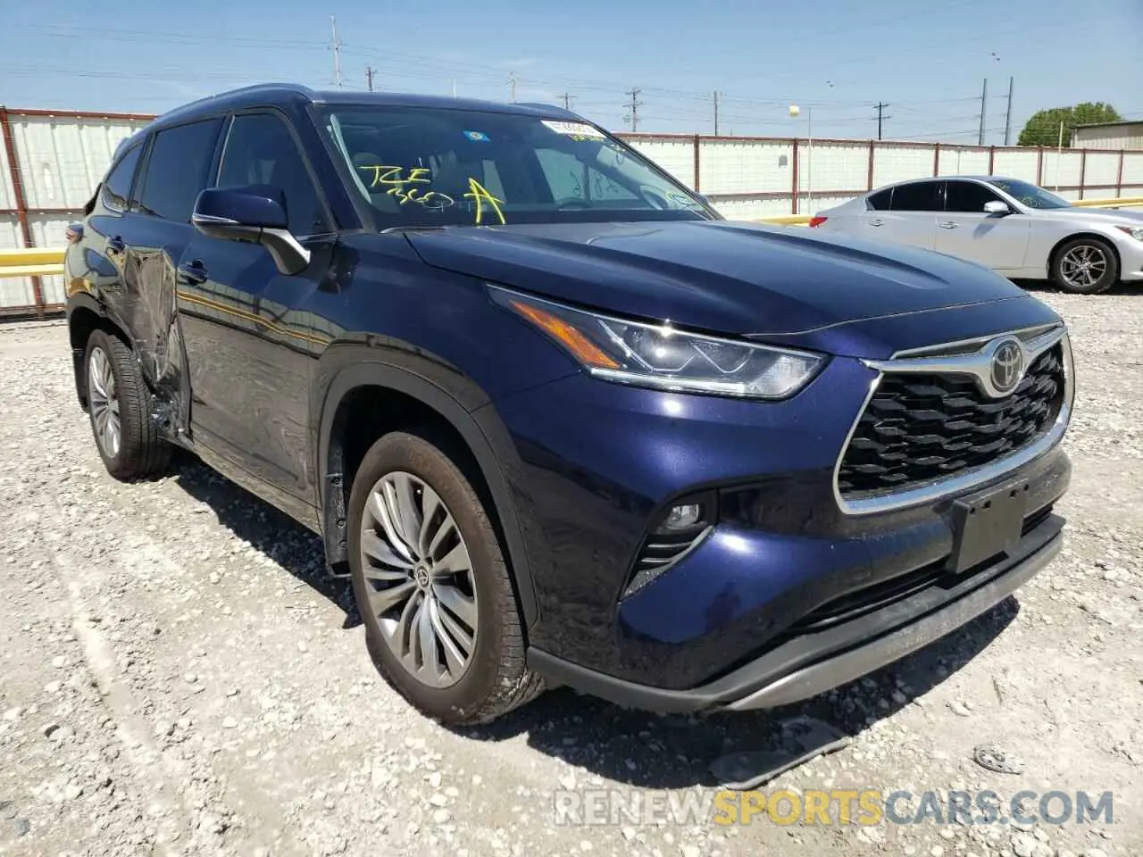 1 fotografías del automóvil dañado 5TDFZRAH7NS101260 TOYOTA HIGHLANDER 2022