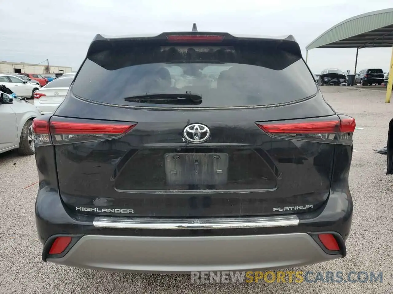 6 fotografías del automóvil dañado 5TDFZRAH7NS126837 TOYOTA HIGHLANDER 2022
