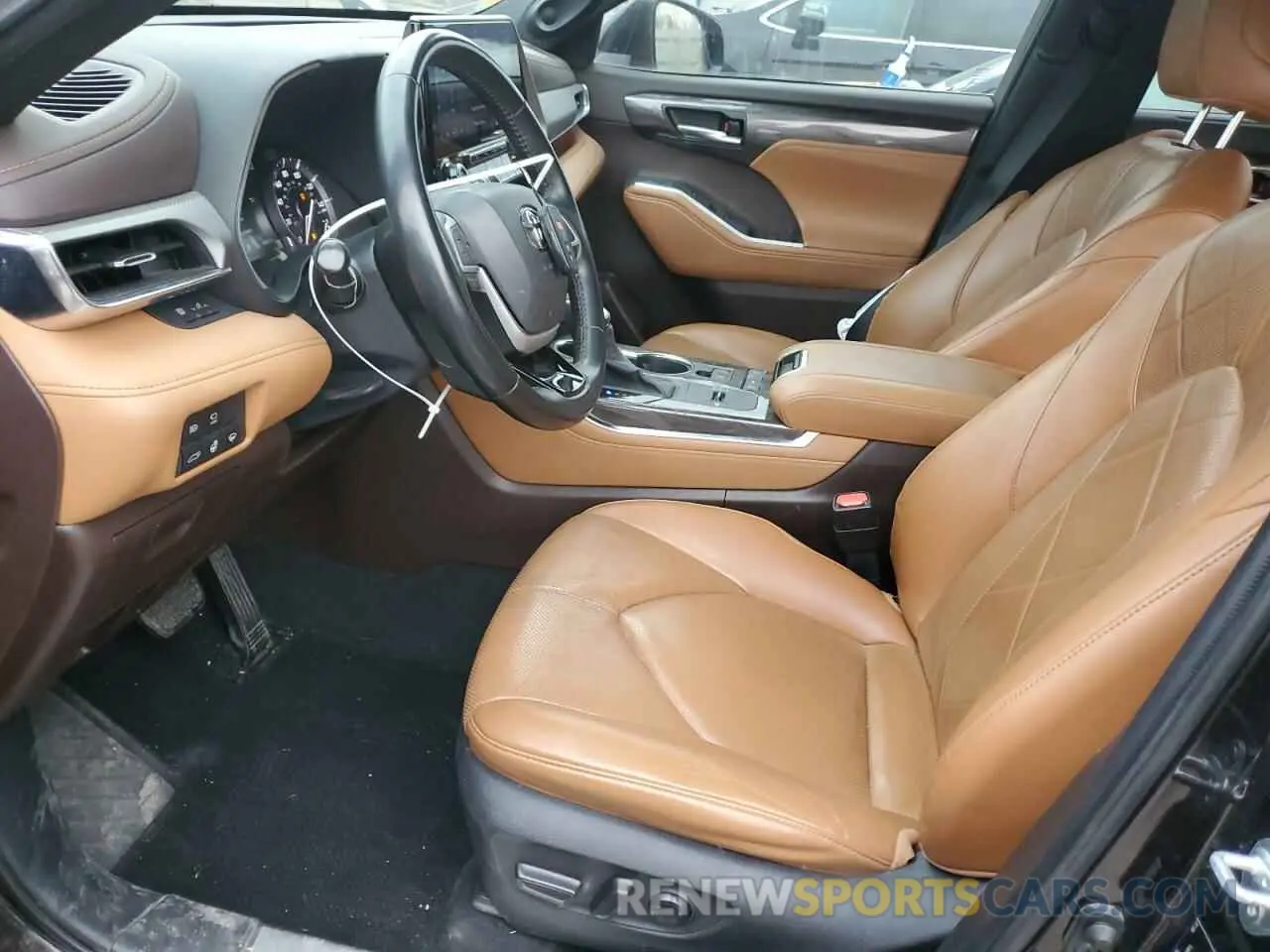 7 fotografías del automóvil dañado 5TDFZRAH7NS126837 TOYOTA HIGHLANDER 2022
