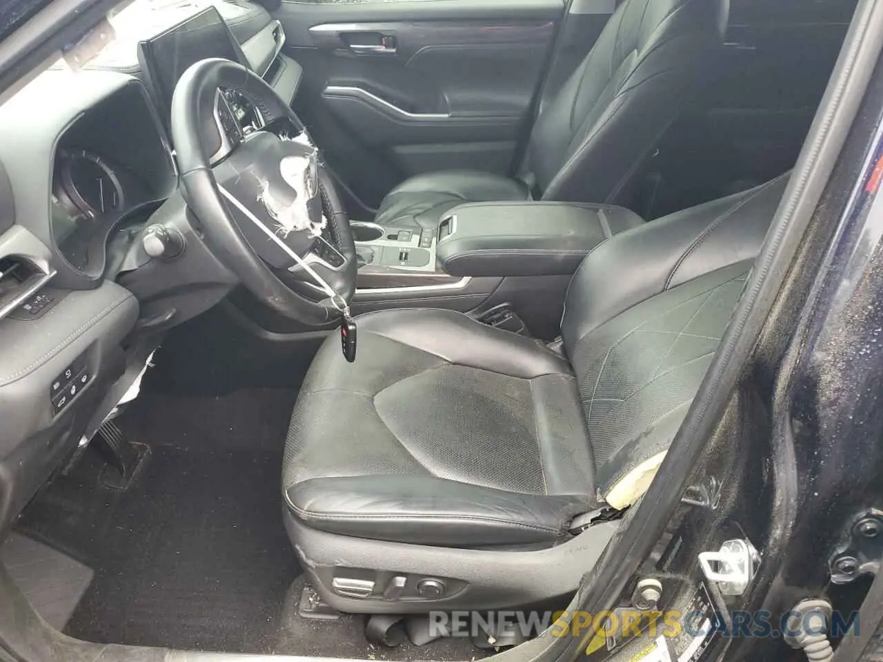 7 fotografías del automóvil dañado 5TDFZRAHXNS105349 TOYOTA HIGHLANDER 2022