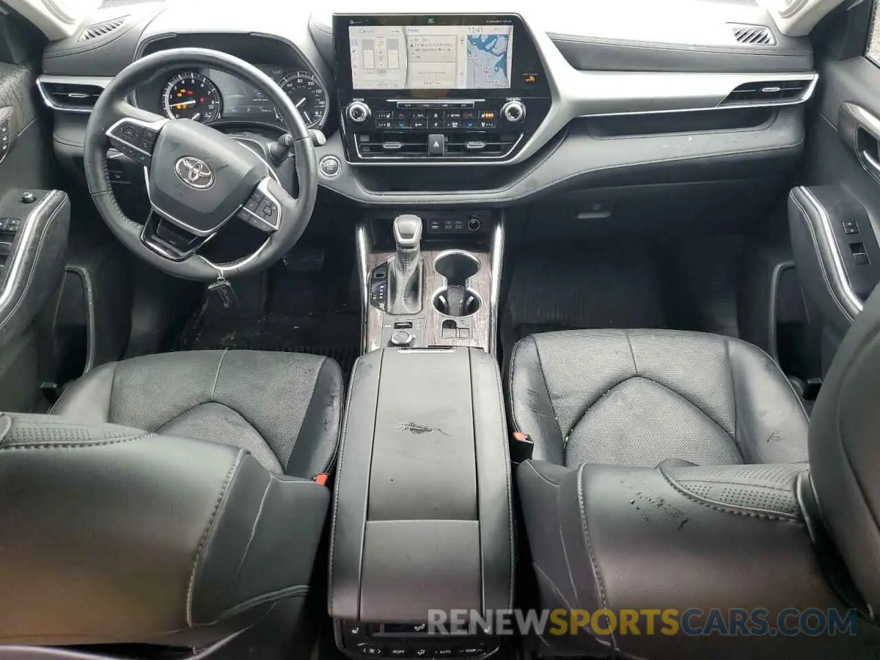 8 fotografías del automóvil dañado 5TDFZRBH3NS235519 TOYOTA HIGHLANDER 2022