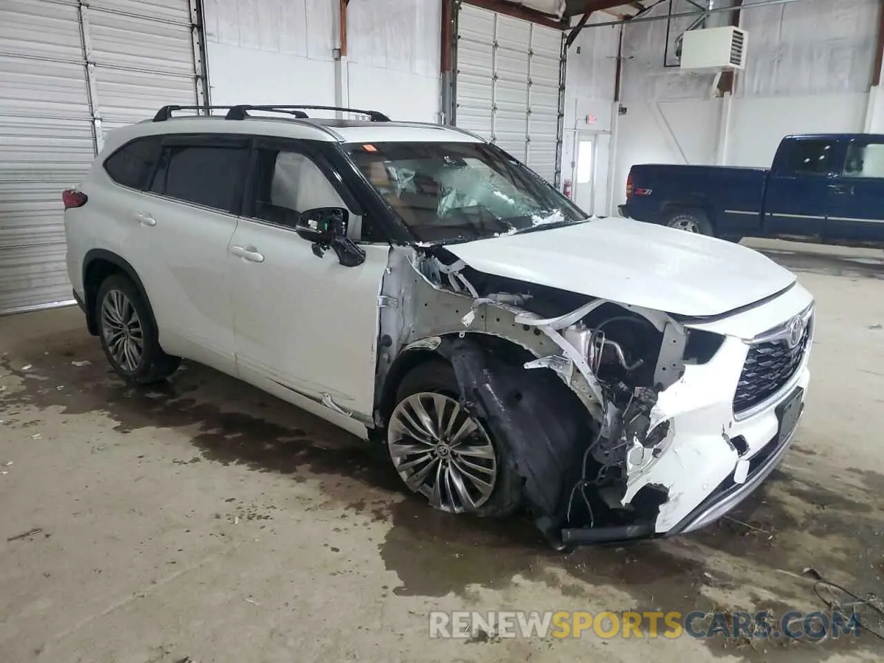 4 fotografías del automóvil dañado 5TDFZRBH5NS161441 TOYOTA HIGHLANDER 2022