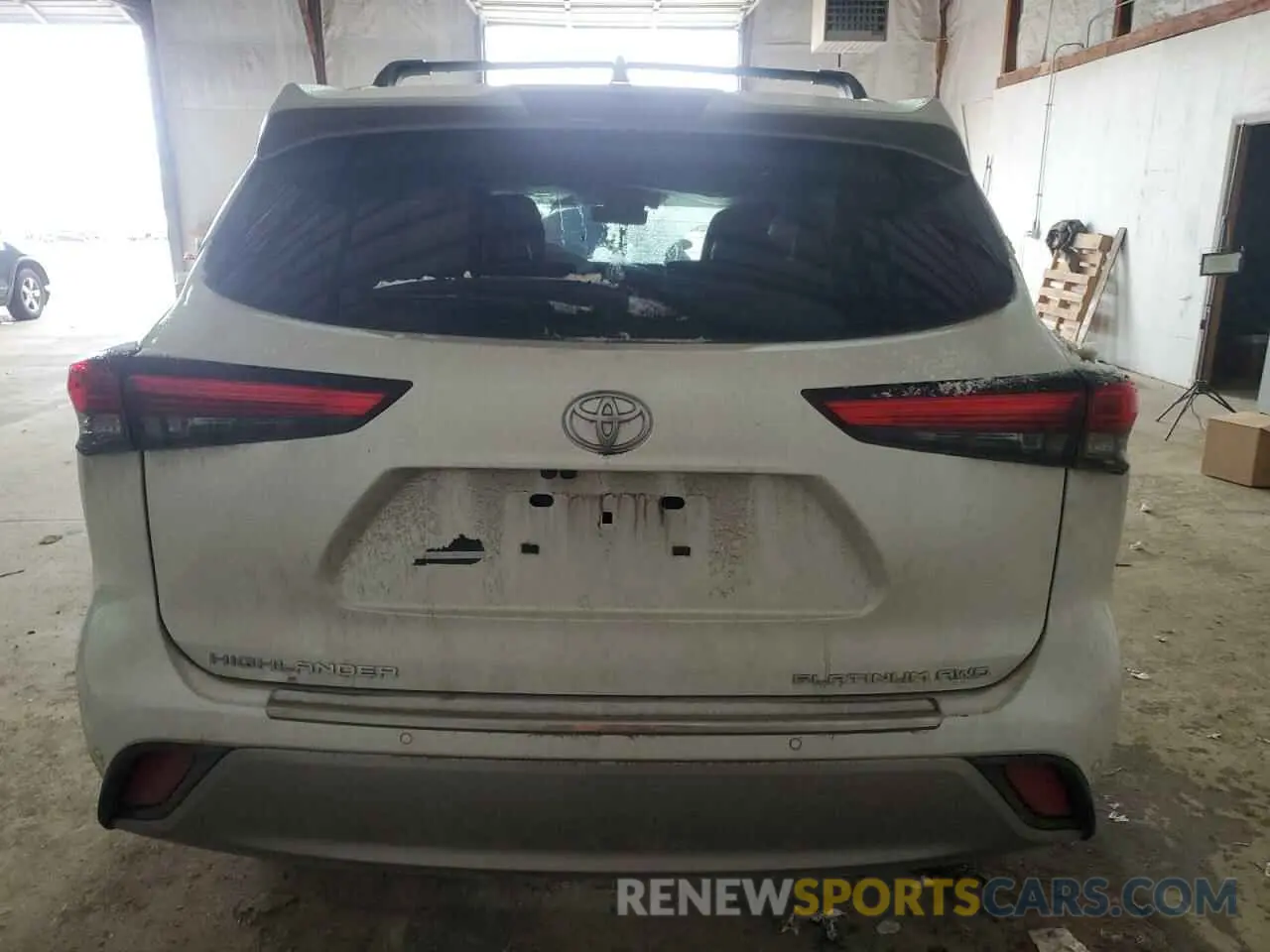 6 fotografías del automóvil dañado 5TDFZRBH5NS161441 TOYOTA HIGHLANDER 2022