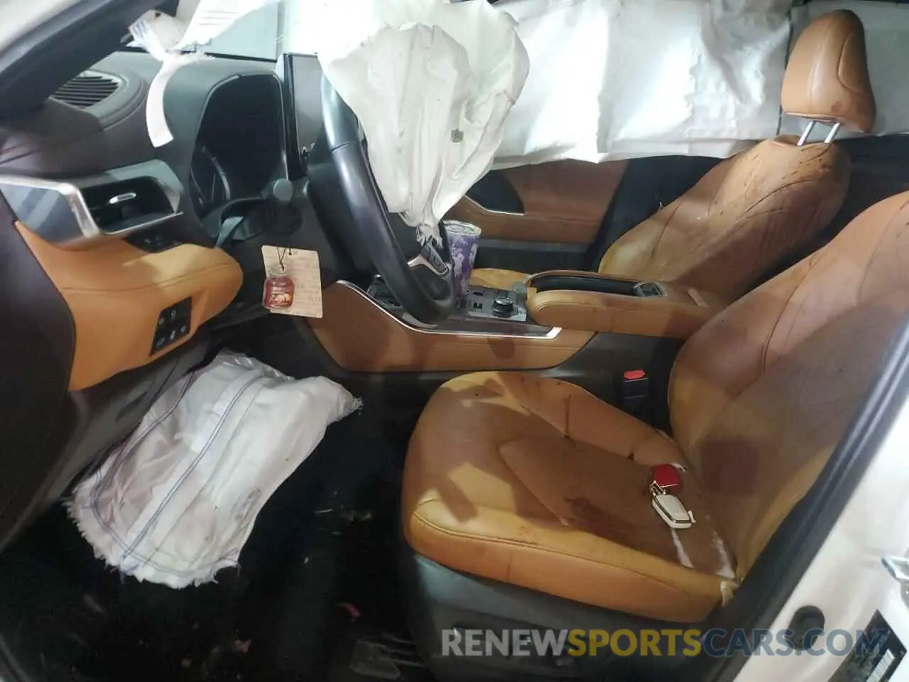 7 fotografías del automóvil dañado 5TDFZRBH5NS161441 TOYOTA HIGHLANDER 2022