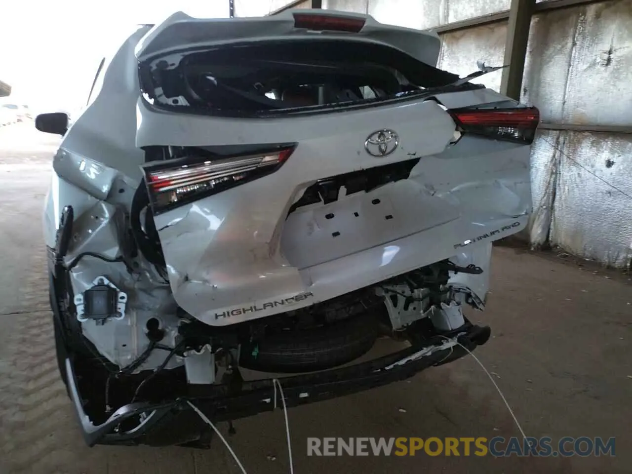 9 fotografías del automóvil dañado 5TDFZRBH5NS212842 TOYOTA HIGHLANDER 2022