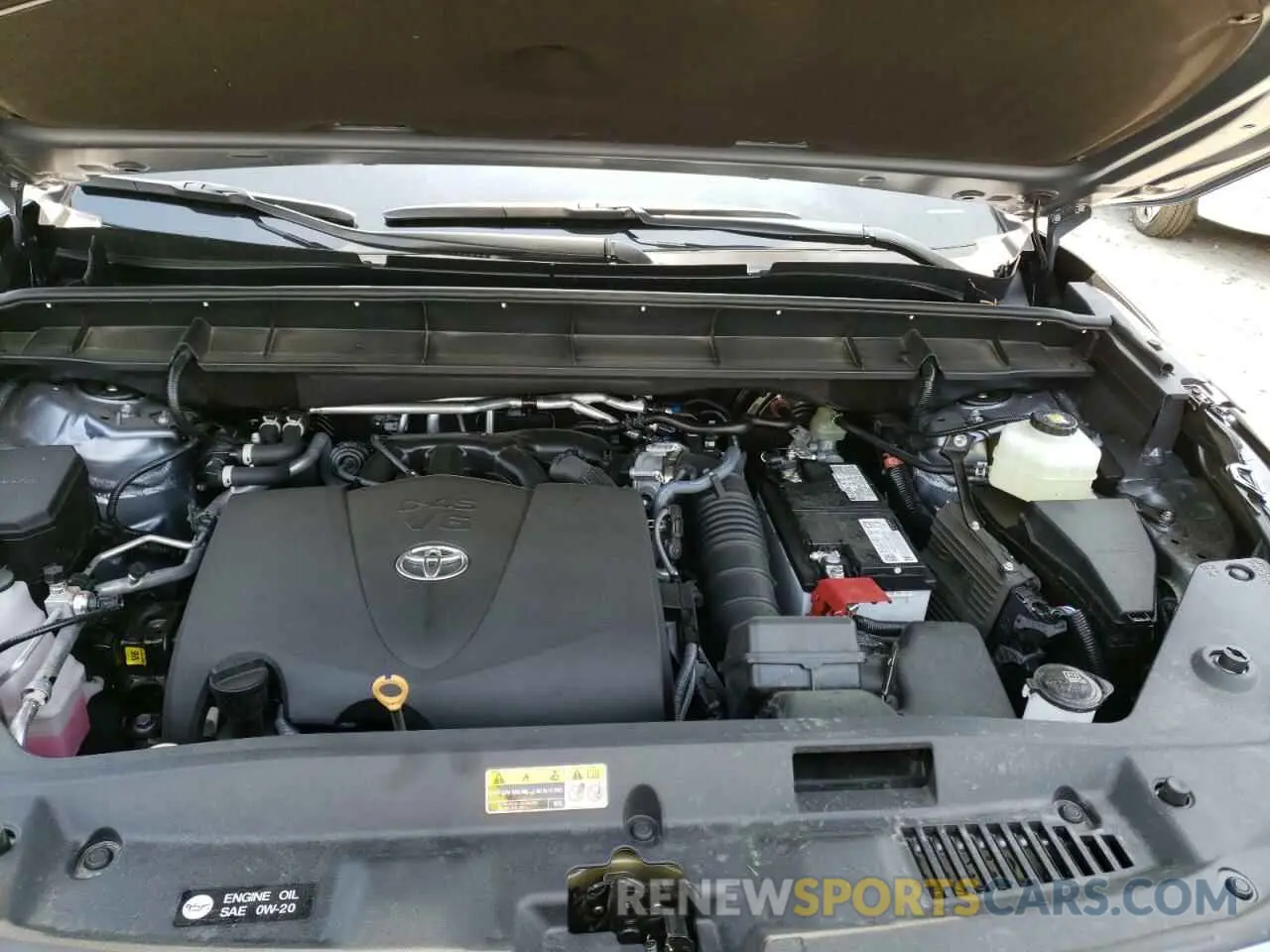 7 fotografías del automóvil dañado 5TDFZRBH9NS194345 TOYOTA HIGHLANDER 2022
