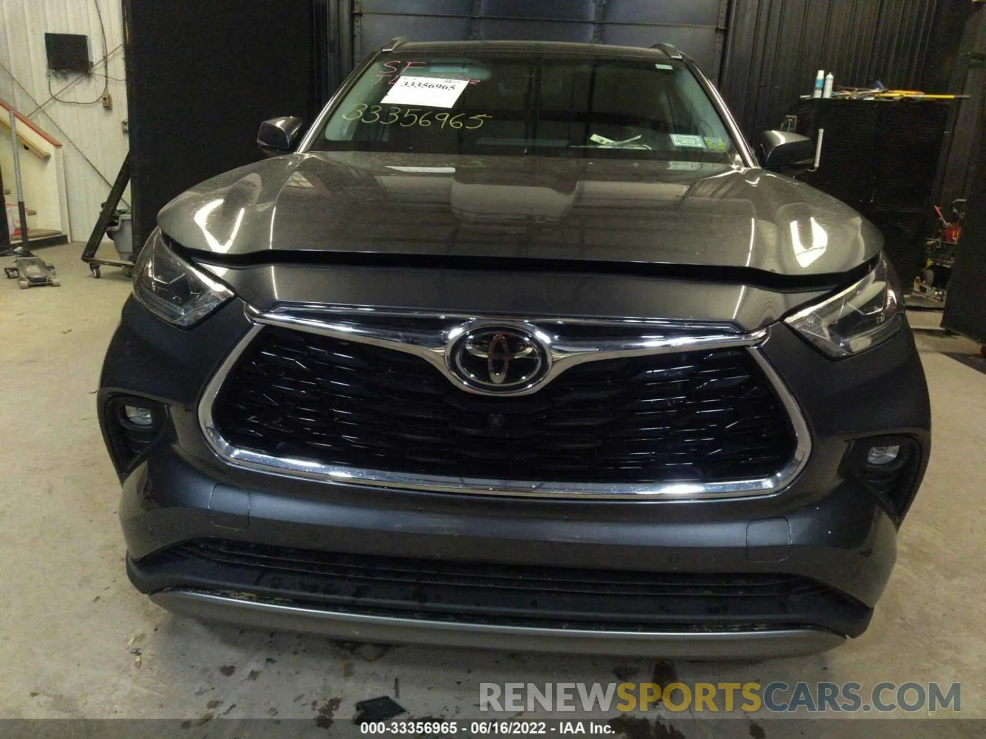6 fotografías del automóvil dañado 5TDFZRBH9NS210852 TOYOTA HIGHLANDER 2022