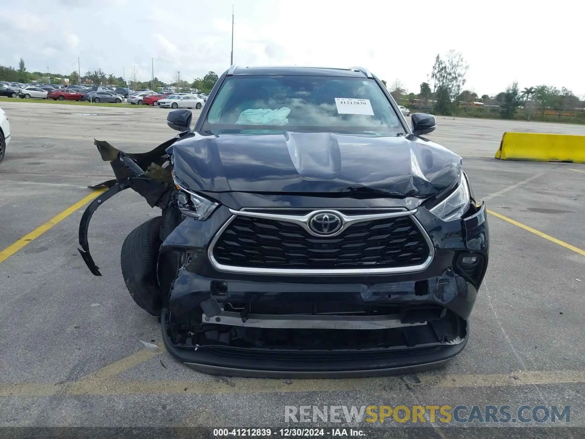 6 fotografías del automóvil dañado 5TDFZRBH9NS239025 TOYOTA HIGHLANDER 2022
