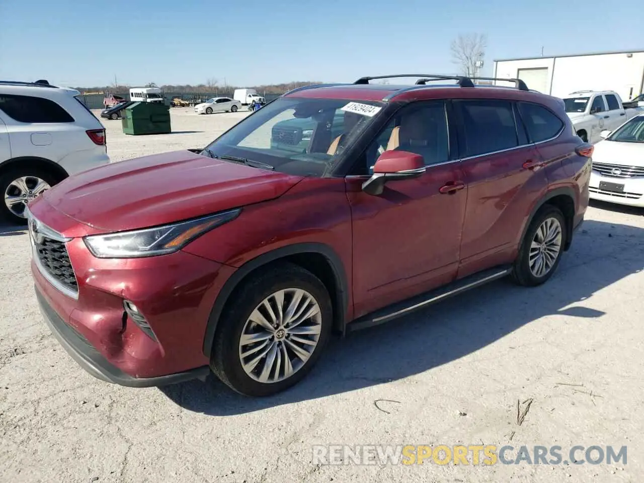 1 fotografías del automóvil dañado 5TDFZRBHXNS228745 TOYOTA HIGHLANDER 2022