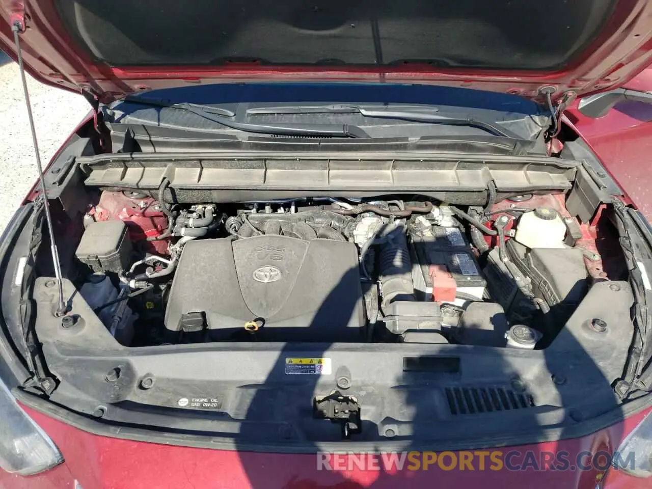 12 fotografías del automóvil dañado 5TDFZRBHXNS228745 TOYOTA HIGHLANDER 2022