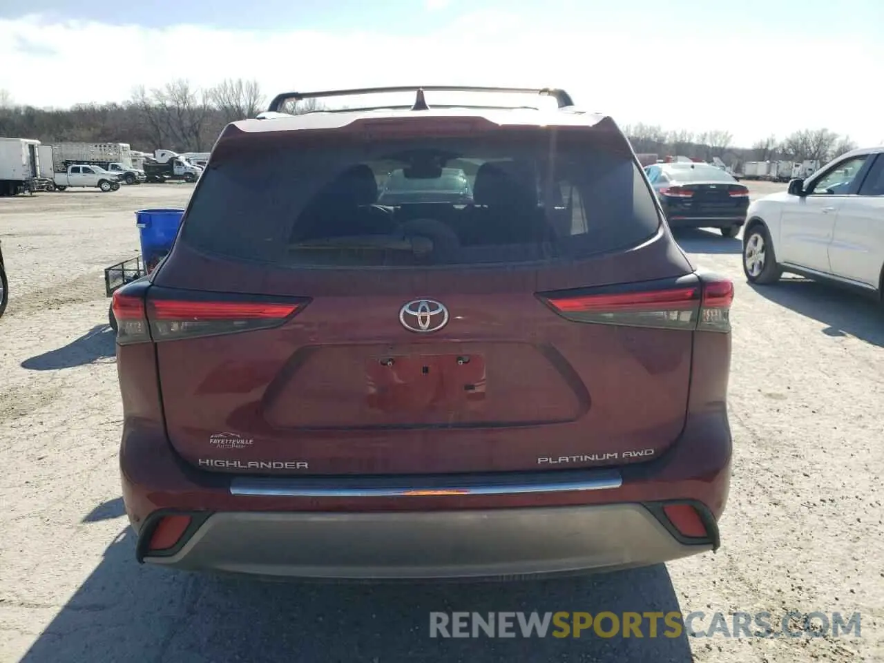6 fotografías del automóvil dañado 5TDFZRBHXNS228745 TOYOTA HIGHLANDER 2022