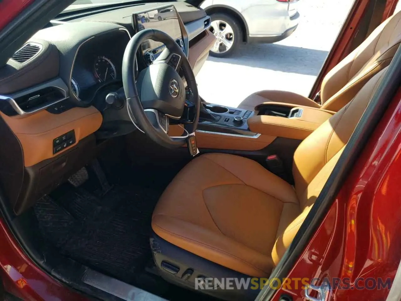 7 fotografías del automóvil dañado 5TDFZRBHXNS228745 TOYOTA HIGHLANDER 2022