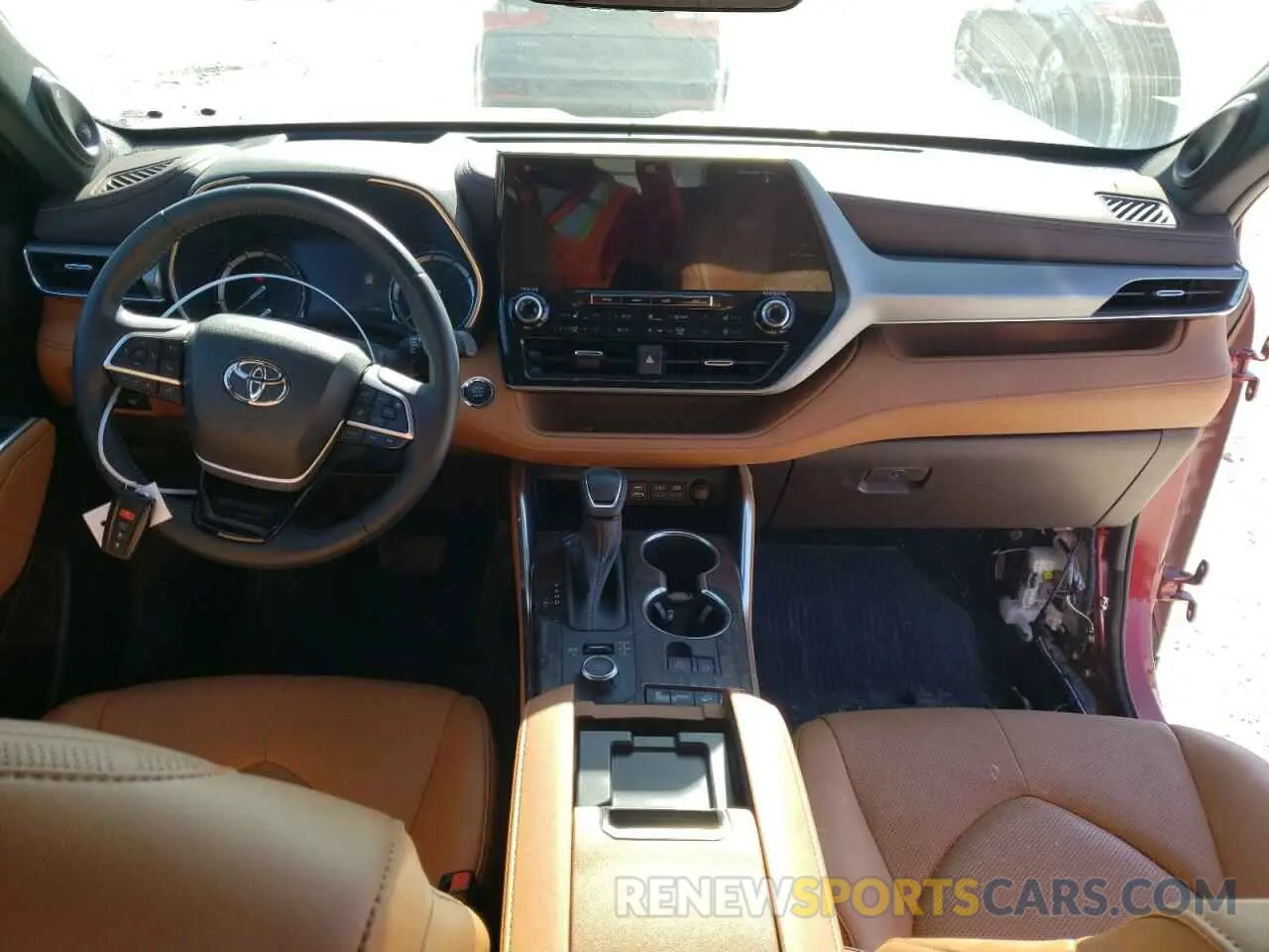 8 fotografías del automóvil dañado 5TDFZRBHXNS228745 TOYOTA HIGHLANDER 2022