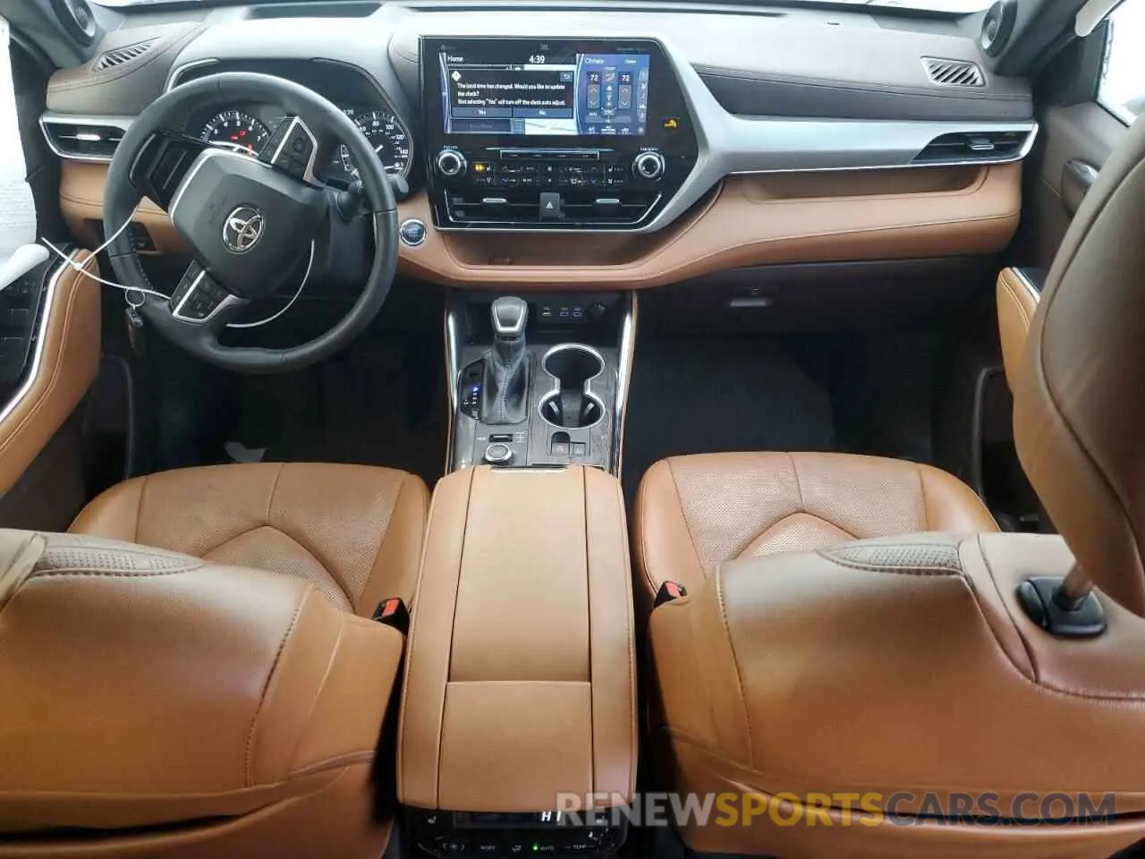 8 fotografías del automóvil dañado 5TDFZRBHXNS234447 TOYOTA HIGHLANDER 2022