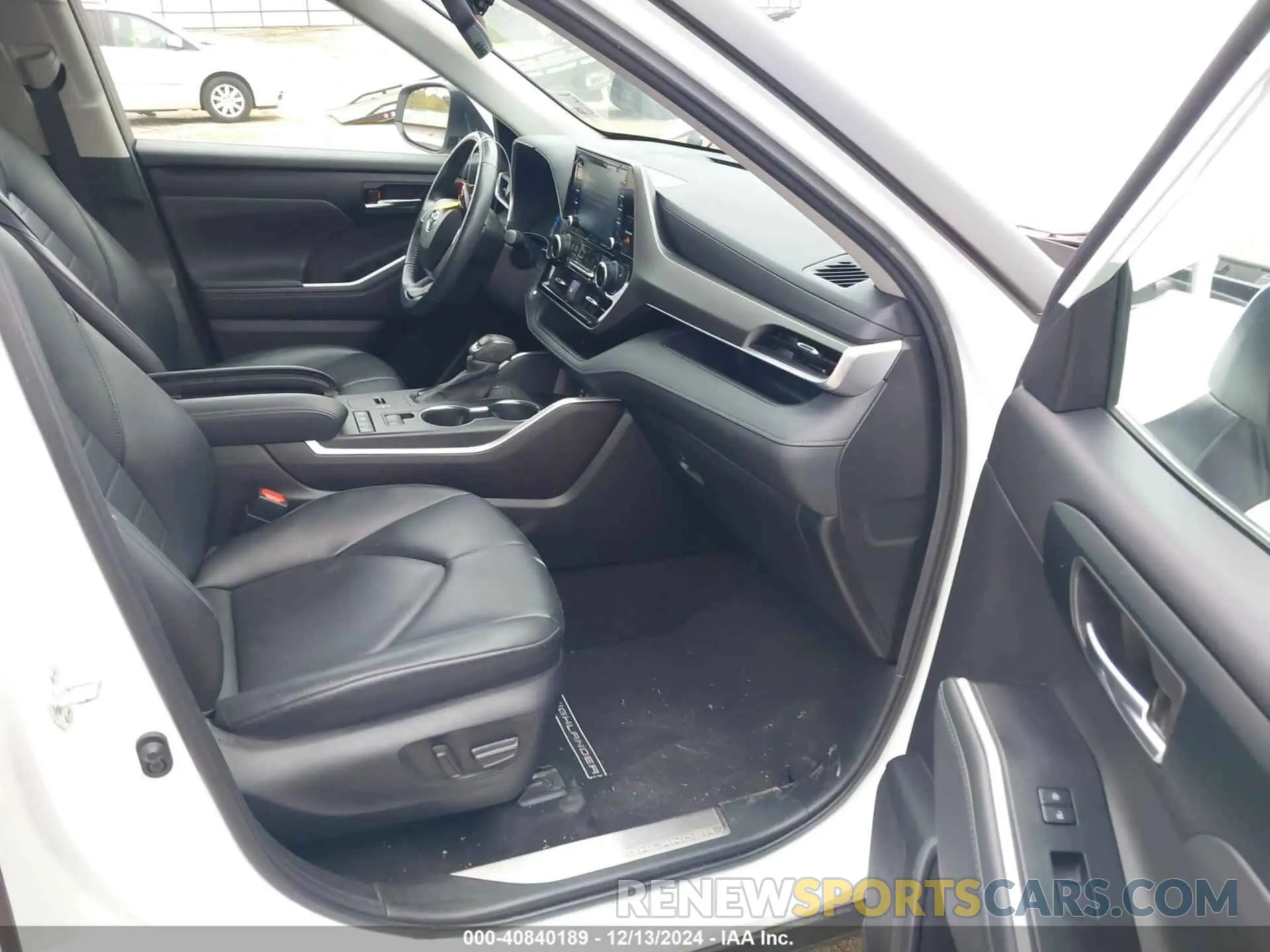 5 fotografías del automóvil dañado 5TDGARAH0NS514861 TOYOTA HIGHLANDER 2022