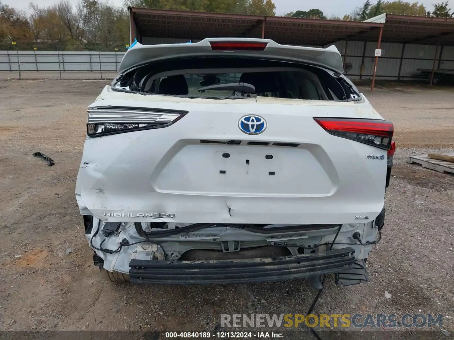 6 fotografías del automóvil dañado 5TDGARAH0NS514861 TOYOTA HIGHLANDER 2022