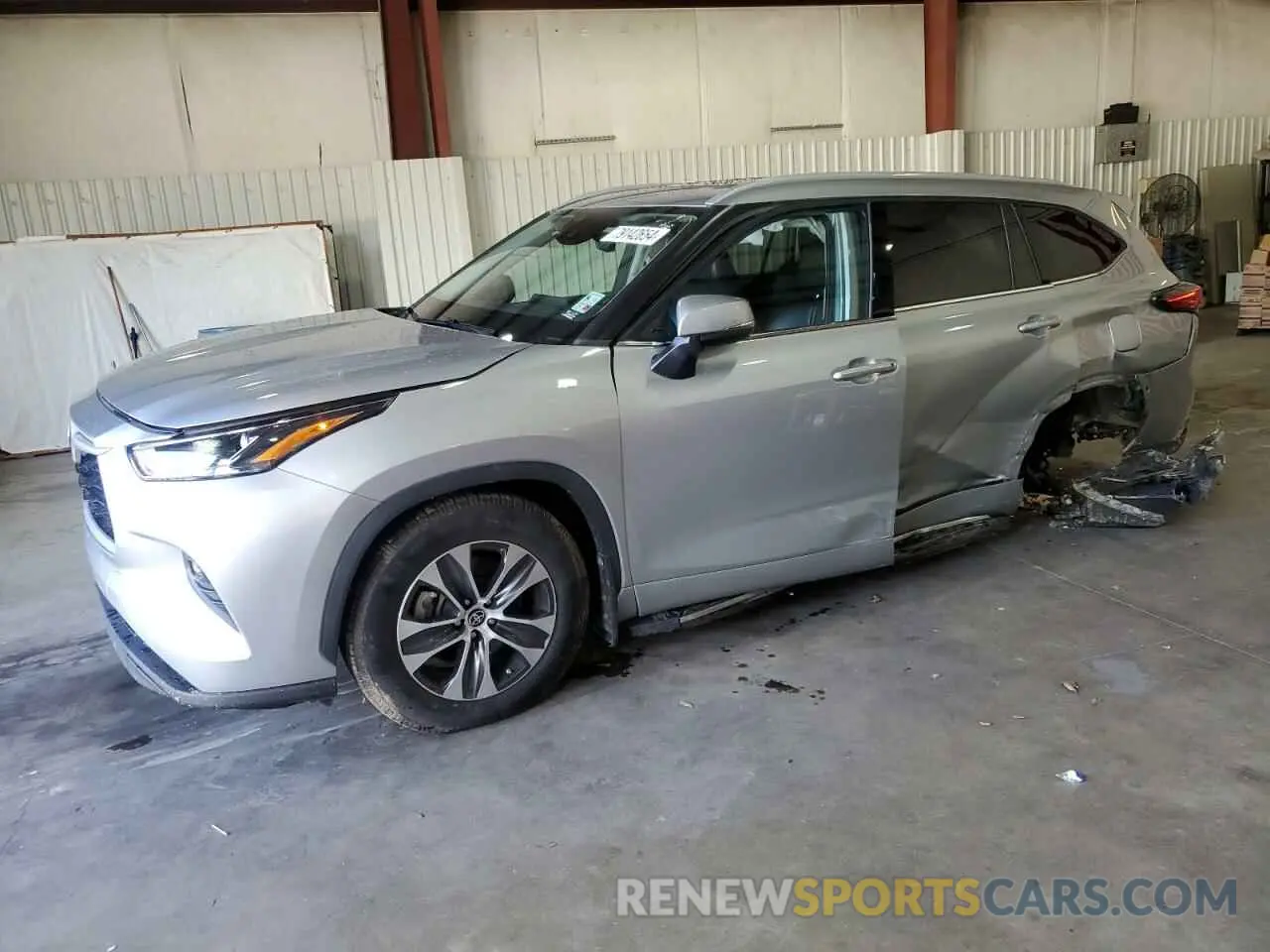 1 fotografías del automóvil dañado 5TDGARAH1NS012960 TOYOTA HIGHLANDER 2022