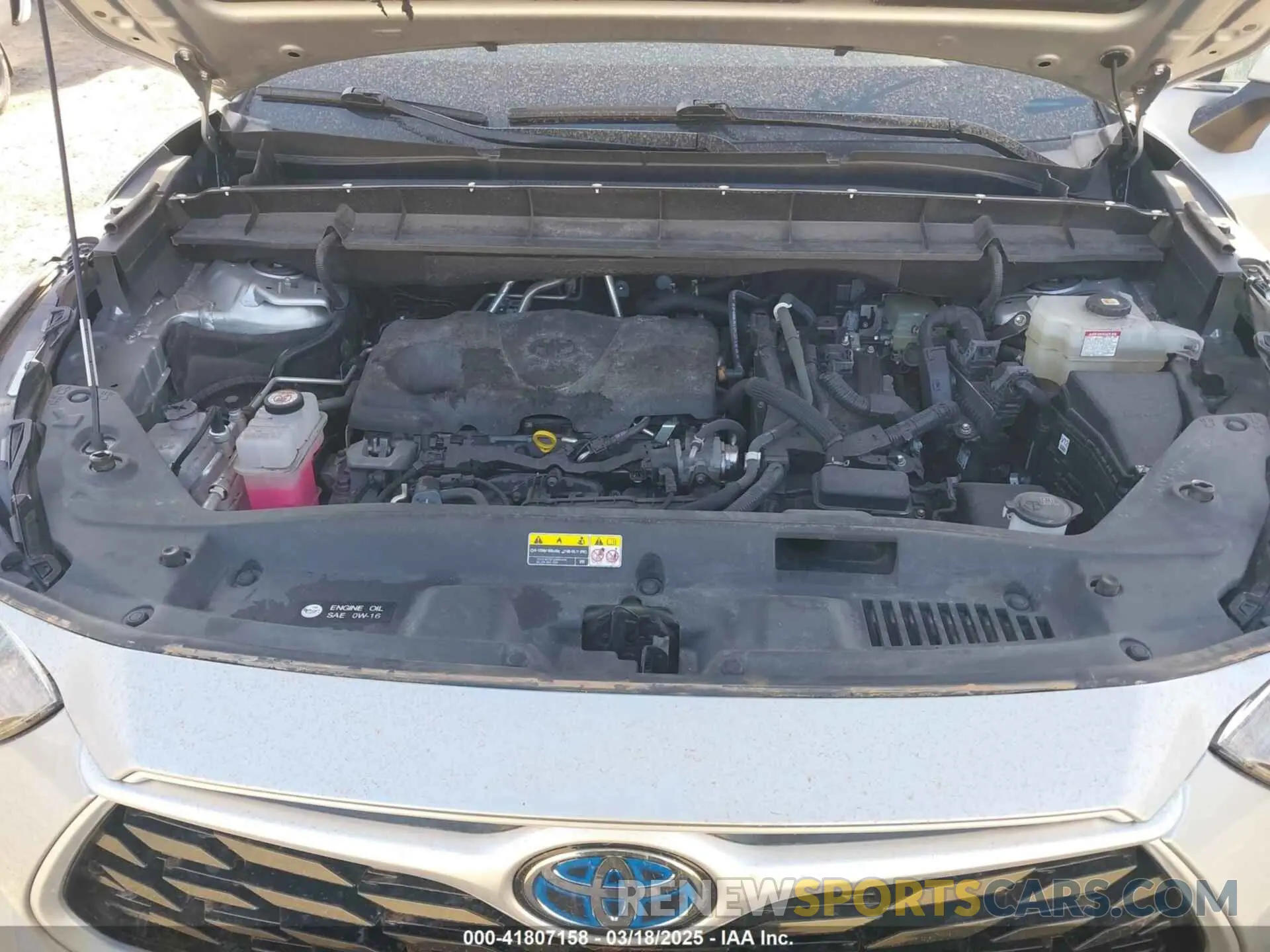 10 fotografías del automóvil dañado 5TDGARAH3NS513073 TOYOTA HIGHLANDER 2022