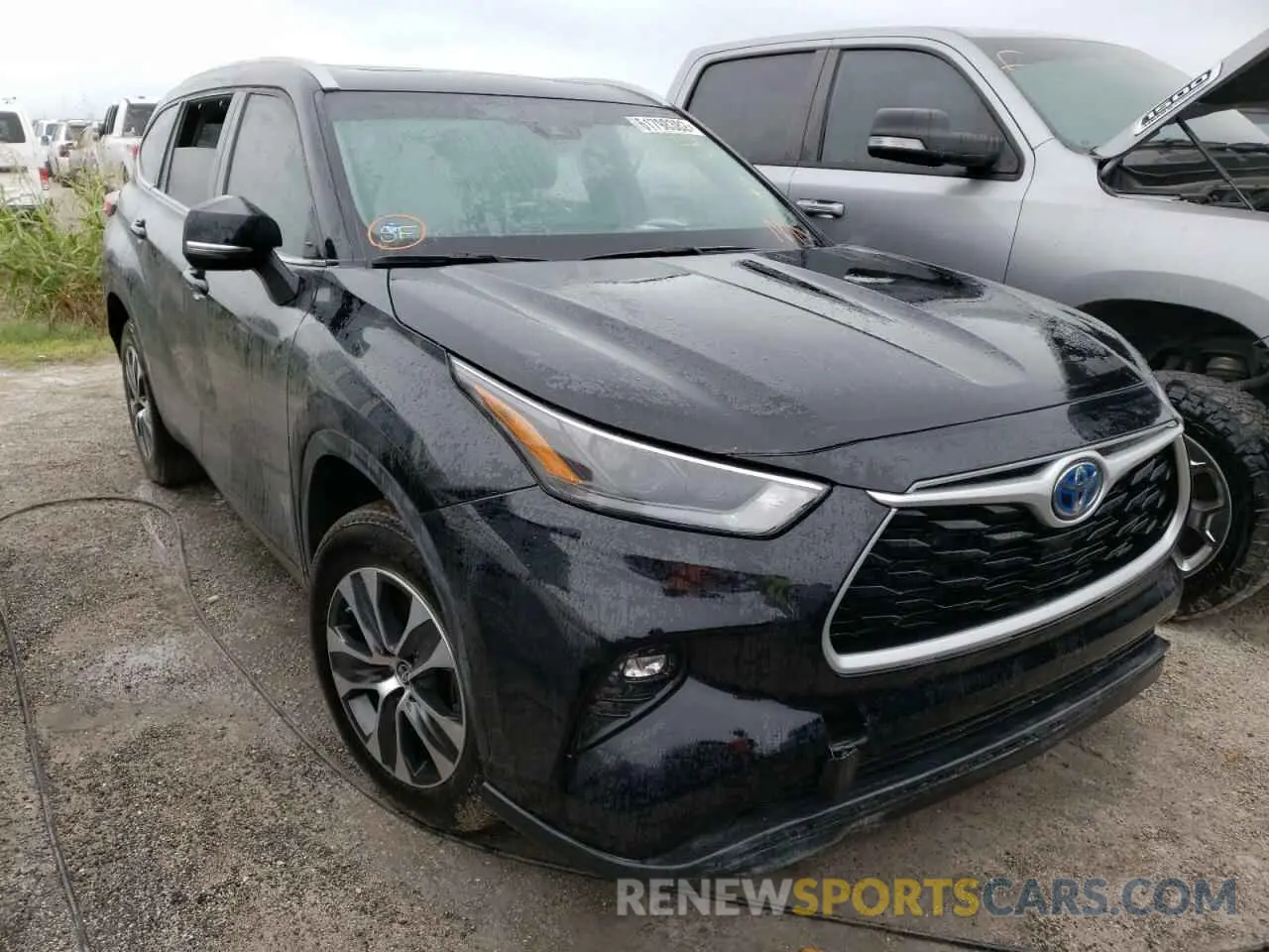 1 fotografías del automóvil dañado 5TDGARAH5NS512751 TOYOTA HIGHLANDER 2022
