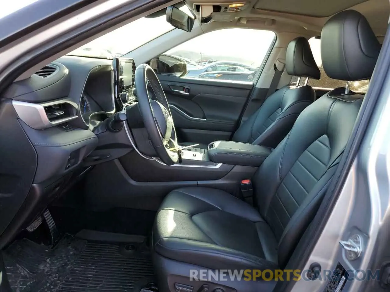 7 fotografías del automóvil dañado 5TDGARAH5NS516055 TOYOTA HIGHLANDER 2022