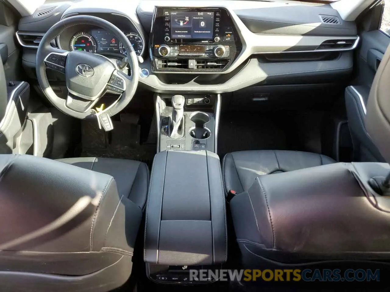 8 fotografías del automóvil dañado 5TDGARAH5NS516055 TOYOTA HIGHLANDER 2022