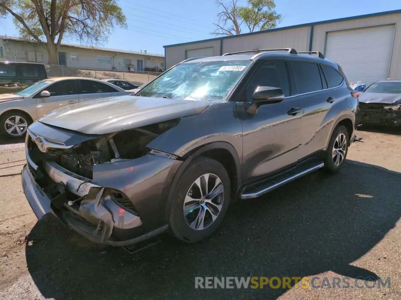 1 fotografías del automóvil dañado 5TDGARAH7NS512329 TOYOTA HIGHLANDER 2022