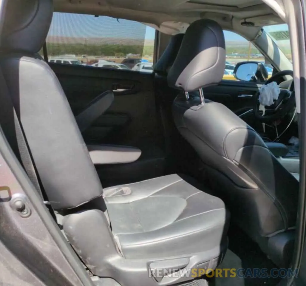 11 fotografías del automóvil dañado 5TDGARAH7NS512329 TOYOTA HIGHLANDER 2022