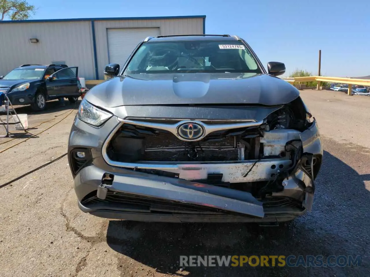 5 fotografías del automóvil dañado 5TDGARAH7NS512329 TOYOTA HIGHLANDER 2022