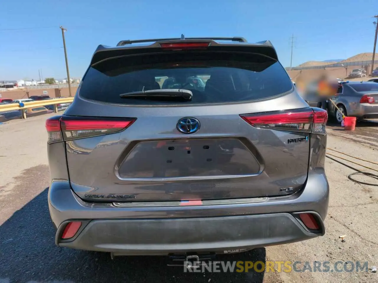 6 fotografías del automóvil dañado 5TDGARAH7NS512329 TOYOTA HIGHLANDER 2022