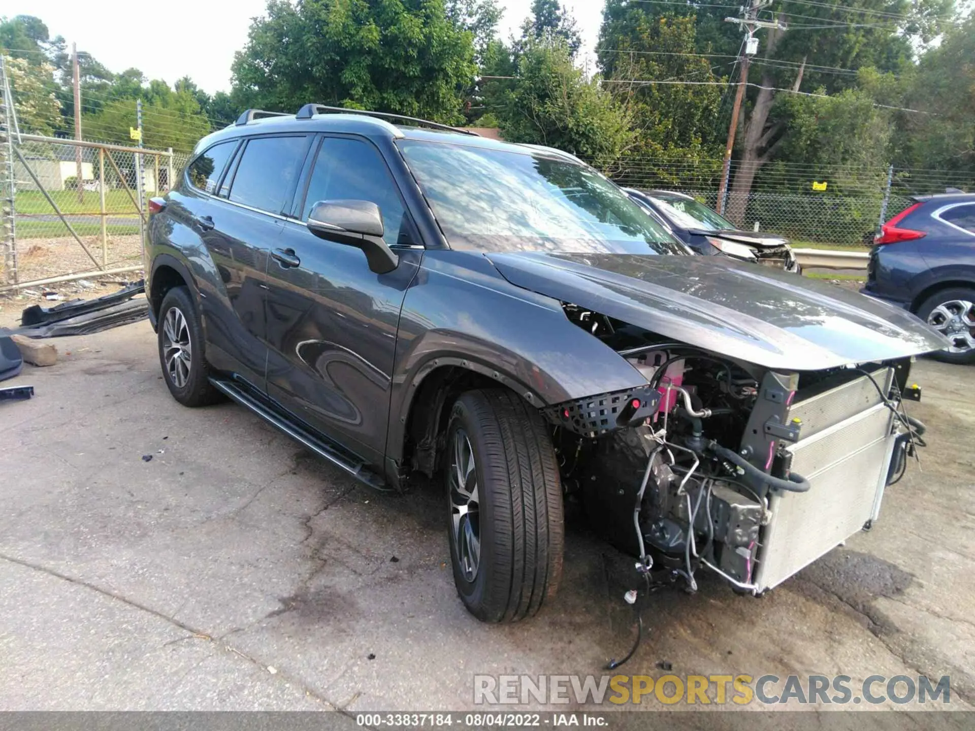 1 fotografías del automóvil dañado 5TDGARAH9NS511781 TOYOTA HIGHLANDER 2022