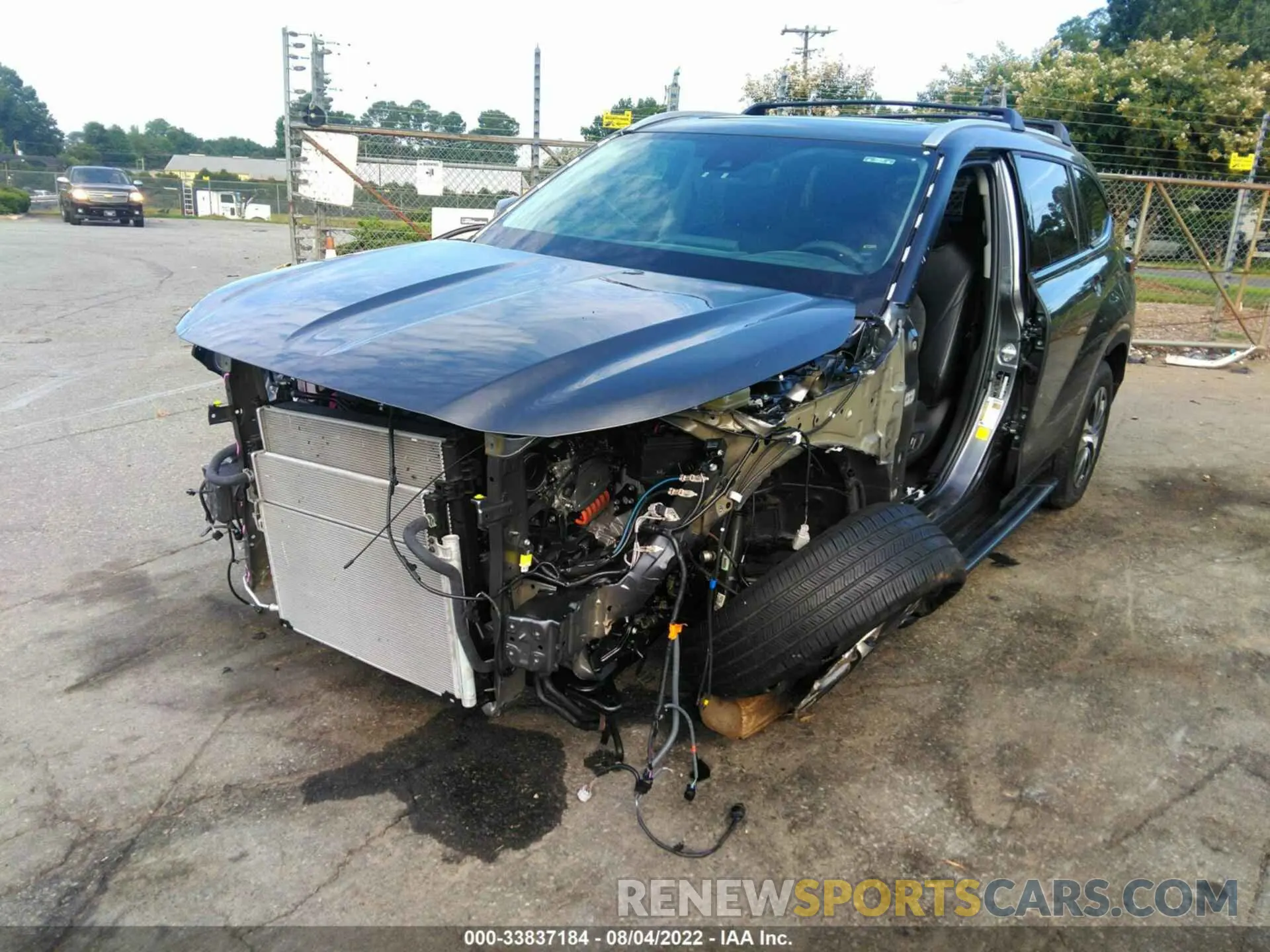 6 fotografías del automóvil dañado 5TDGARAH9NS511781 TOYOTA HIGHLANDER 2022