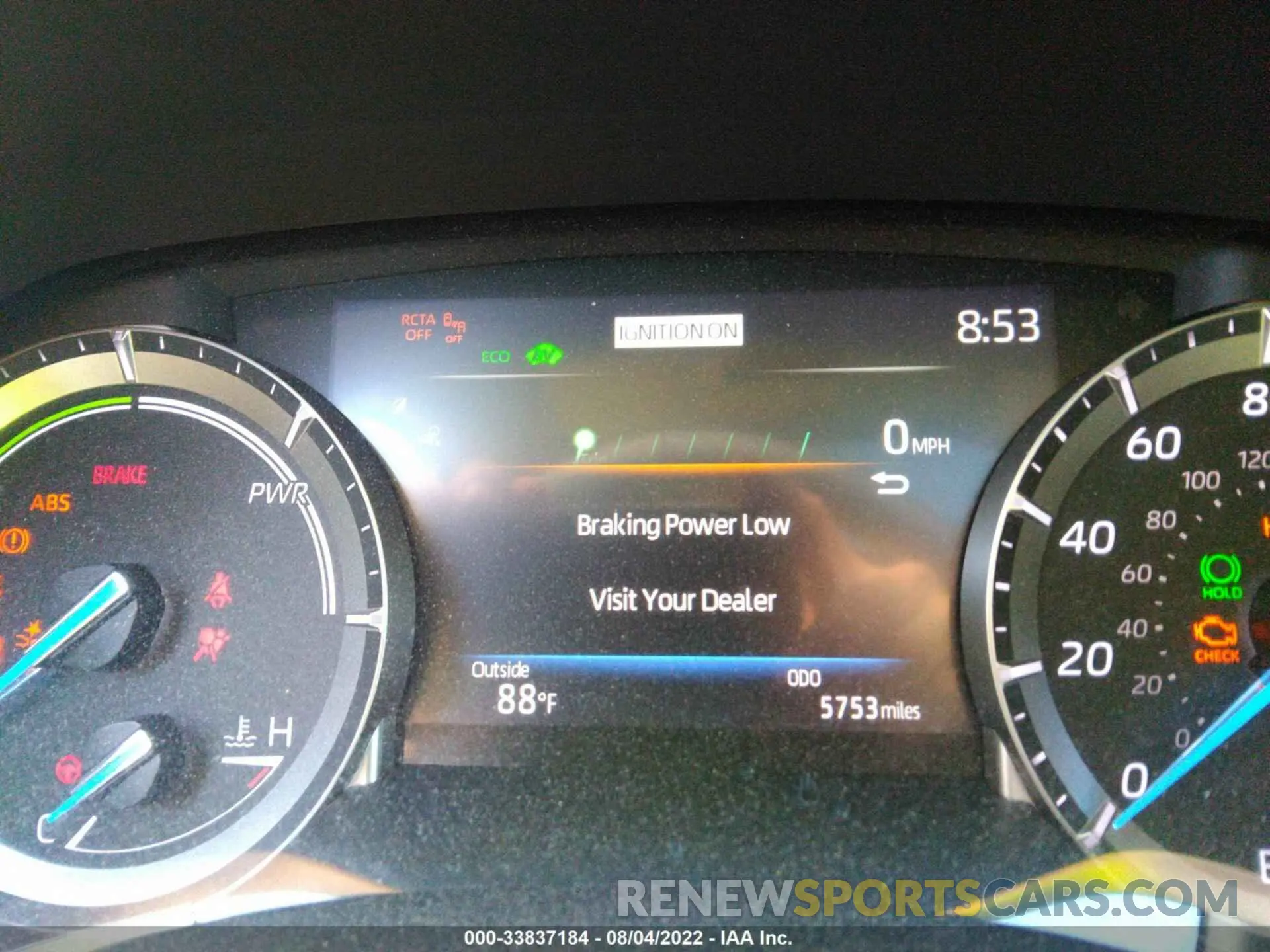 7 fotografías del automóvil dañado 5TDGARAH9NS511781 TOYOTA HIGHLANDER 2022