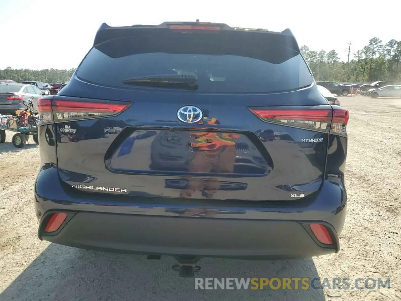 6 fotografías del automóvil dañado 5TDGARAH9NS512333 TOYOTA HIGHLANDER 2022