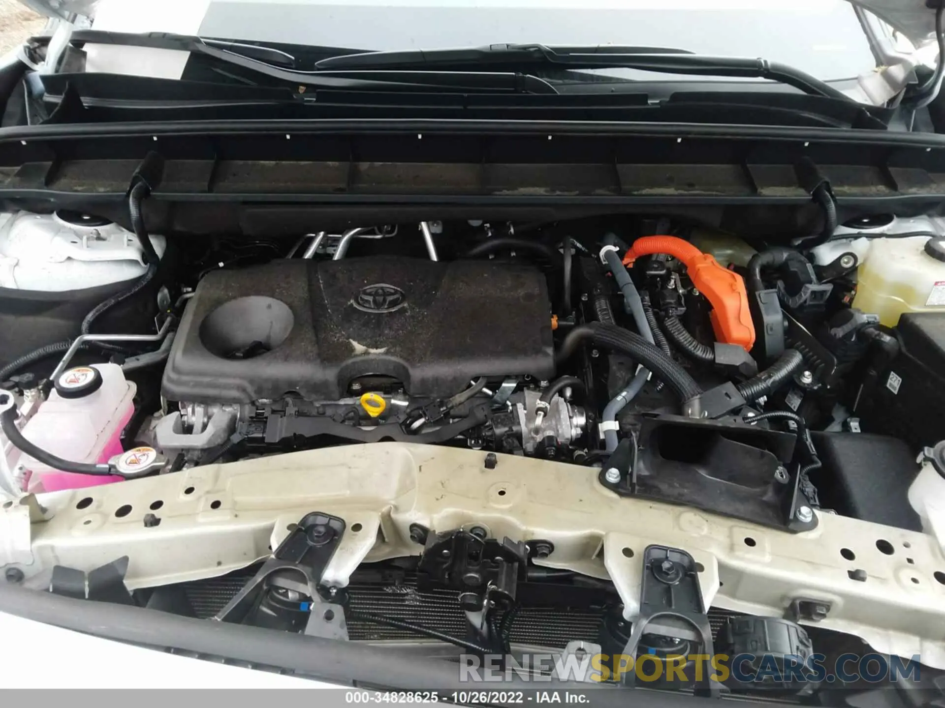 10 fotografías del automóvil dañado 5TDGBRCH0NS545389 TOYOTA HIGHLANDER 2022