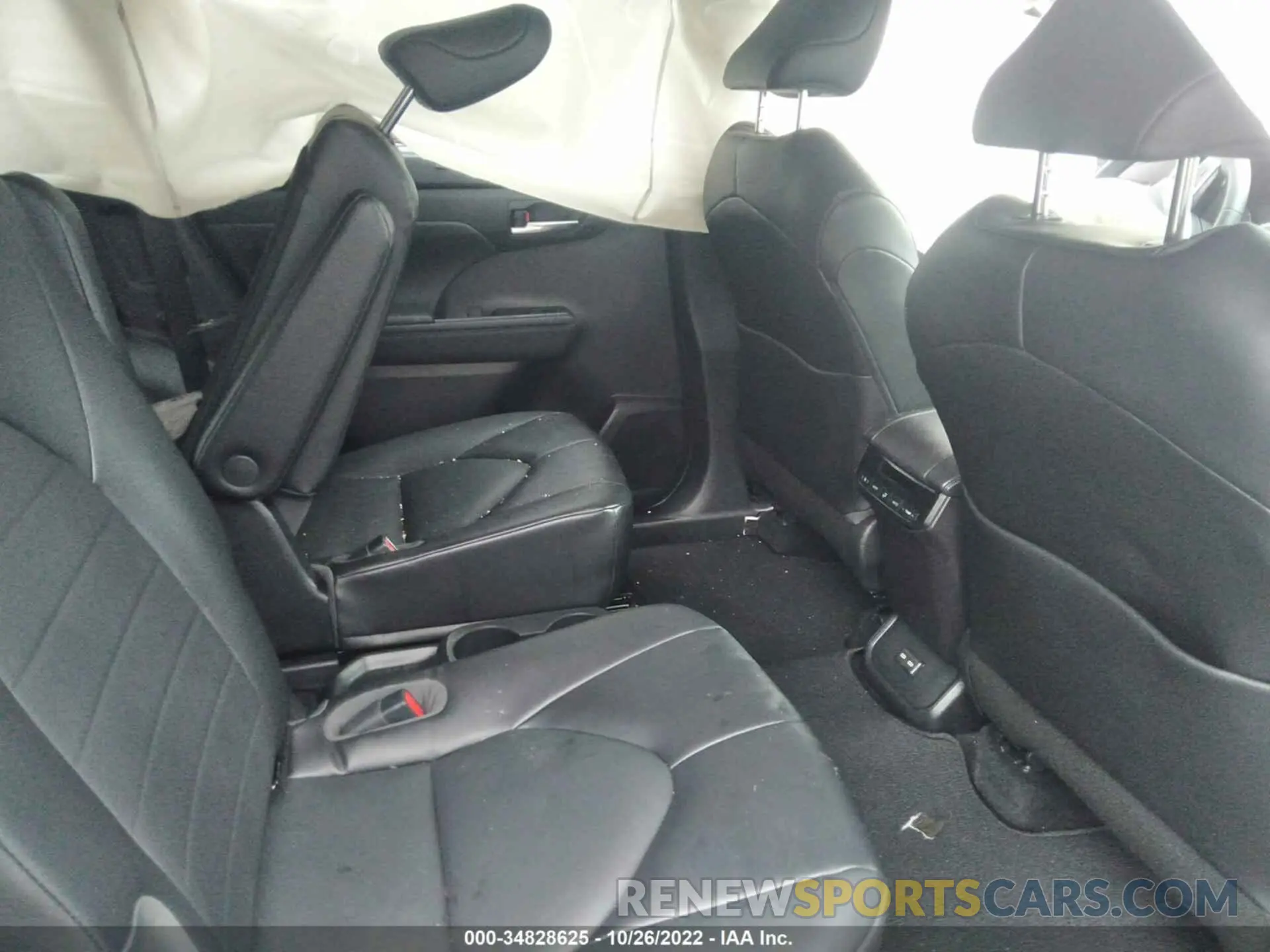 8 fotografías del automóvil dañado 5TDGBRCH0NS545389 TOYOTA HIGHLANDER 2022