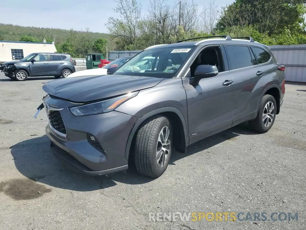 1 fotografías del automóvil dañado 5TDGBRCH0NS547806 TOYOTA HIGHLANDER 2022