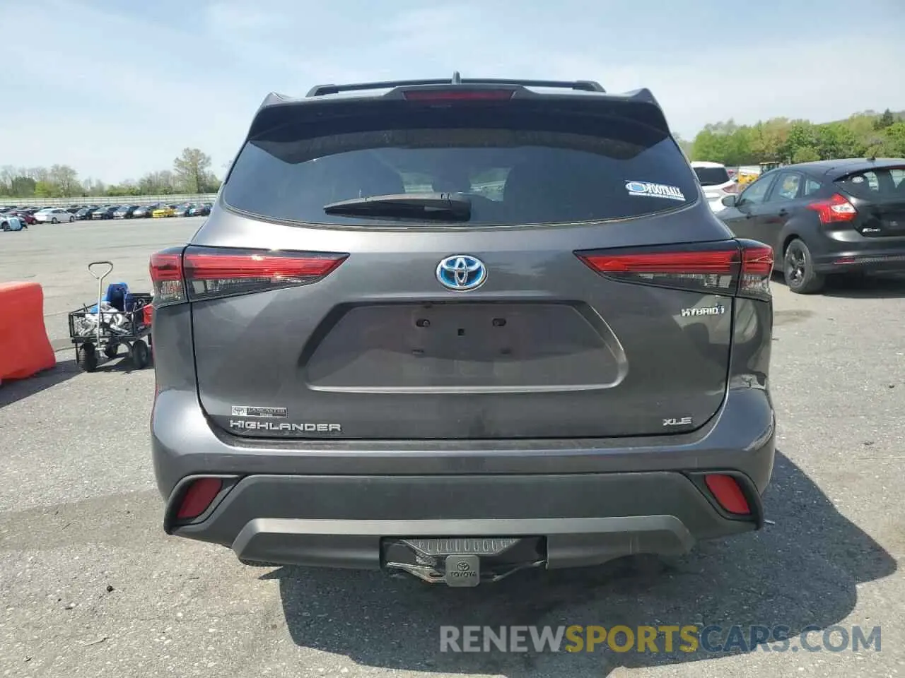 6 fotografías del automóvil dañado 5TDGBRCH0NS547806 TOYOTA HIGHLANDER 2022