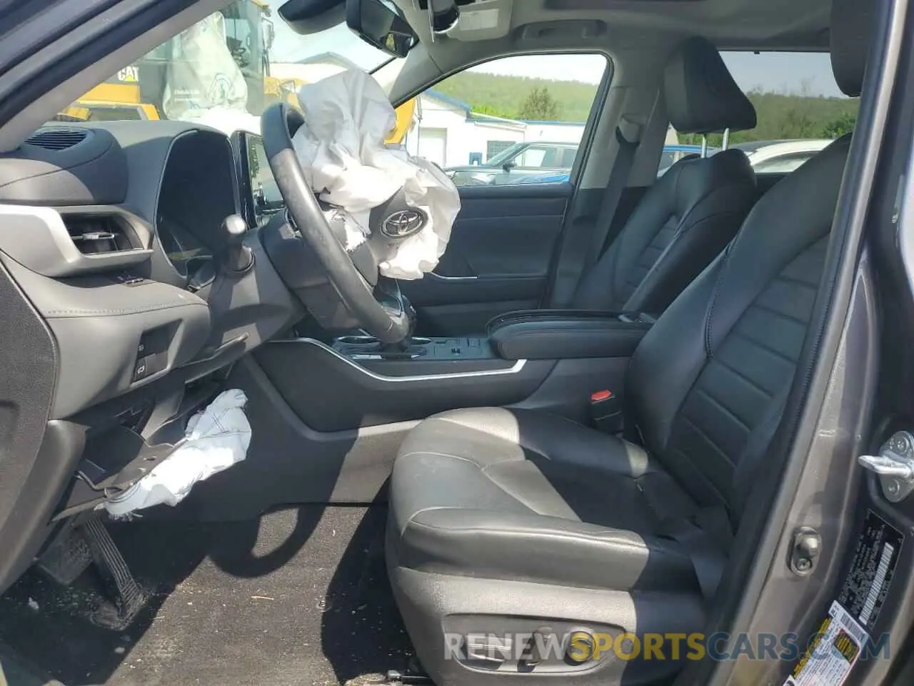 7 fotografías del automóvil dañado 5TDGBRCH0NS547806 TOYOTA HIGHLANDER 2022