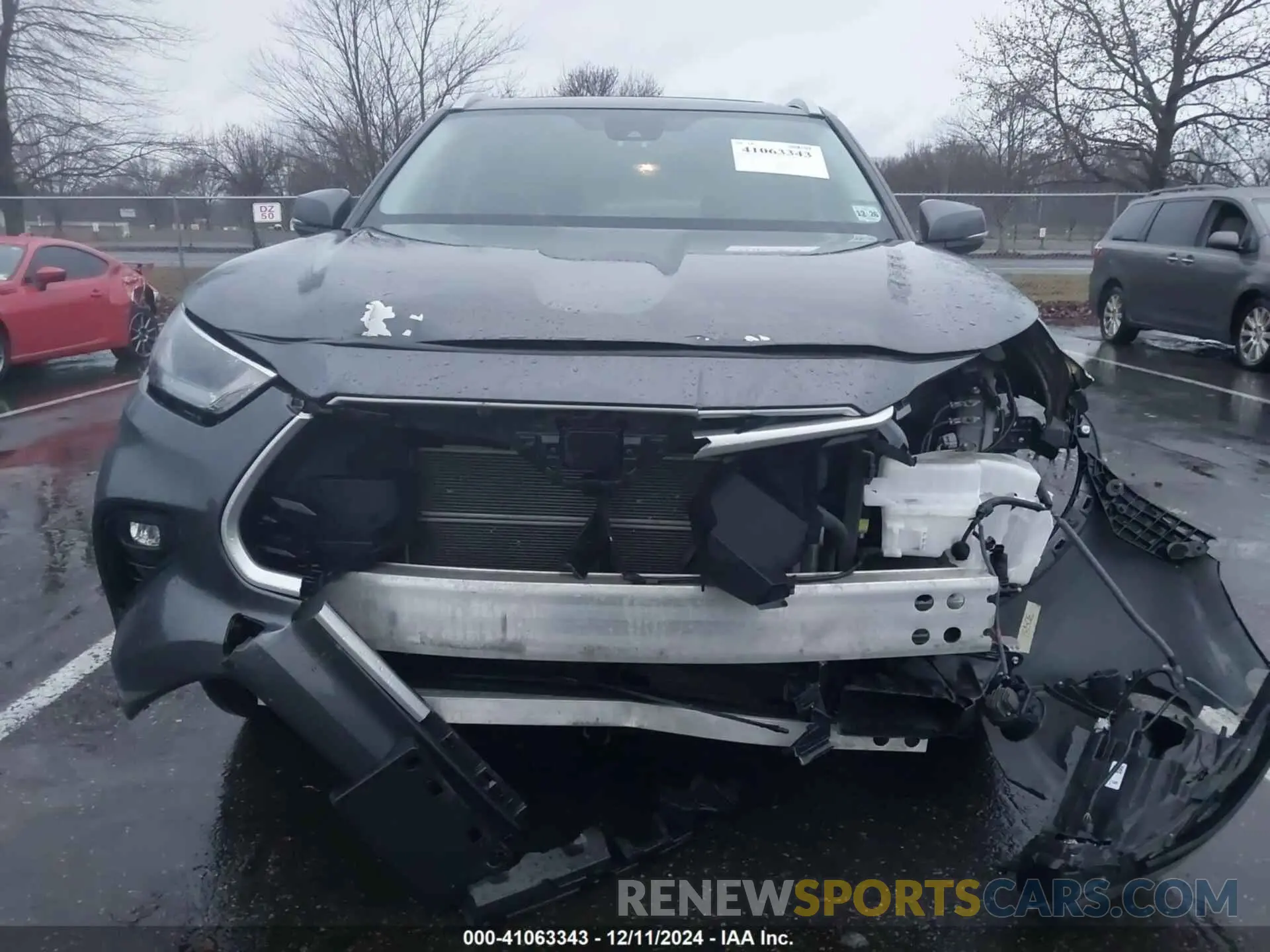 17 fotografías del automóvil dañado 5TDGBRCH3NS074449 TOYOTA HIGHLANDER 2022