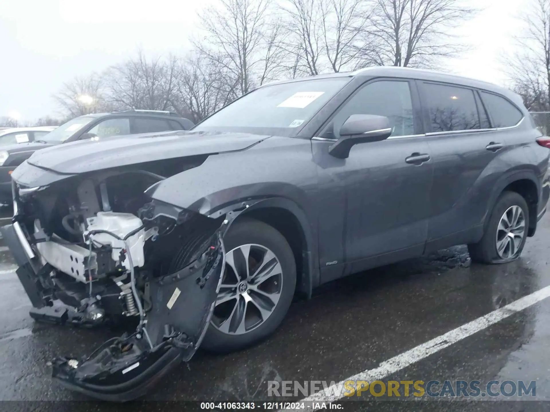 18 fotografías del automóvil dañado 5TDGBRCH3NS074449 TOYOTA HIGHLANDER 2022