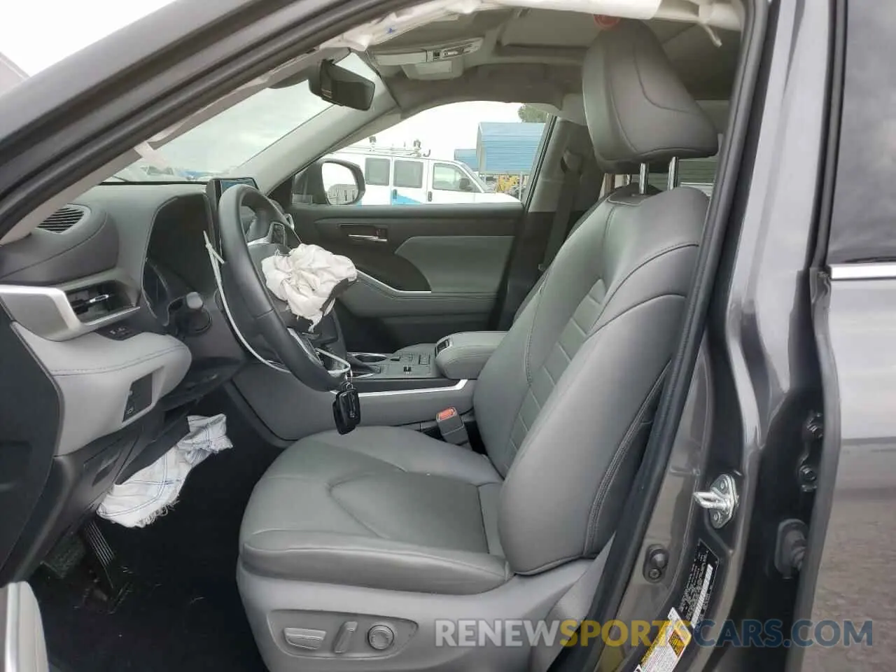 7 fotografías del automóvil dañado 5TDGBRCH3NS550392 TOYOTA HIGHLANDER 2022