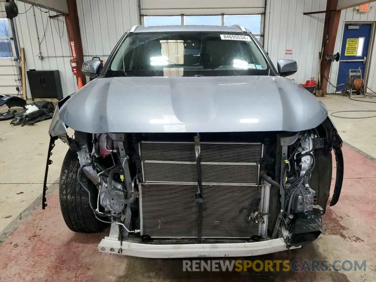 5 fotografías del automóvil dañado 5TDGBRCH5NS073027 TOYOTA HIGHLANDER 2022
