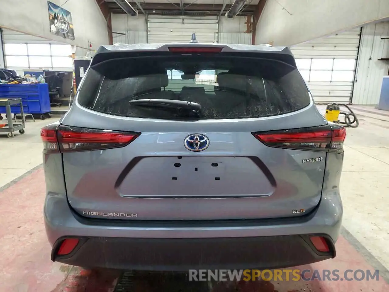 6 fotografías del automóvil dañado 5TDGBRCH5NS073027 TOYOTA HIGHLANDER 2022