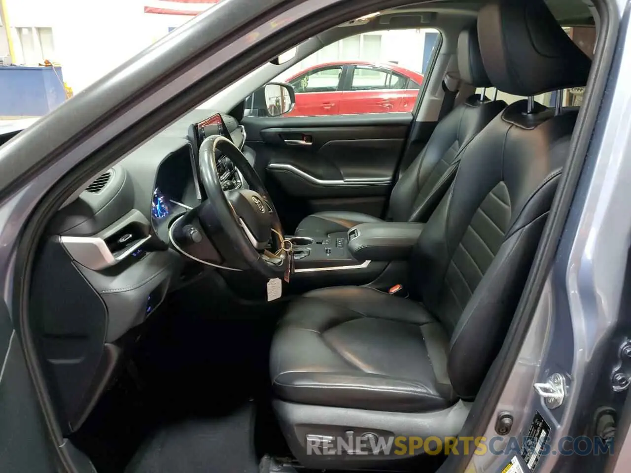 7 fotografías del automóvil dañado 5TDGBRCH5NS073027 TOYOTA HIGHLANDER 2022